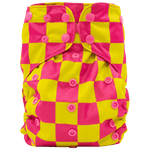 Texas Tushies Colored AWJ Flex Fit Pocket Cloth Diaper for Babies 7 to 70 Pounds - 