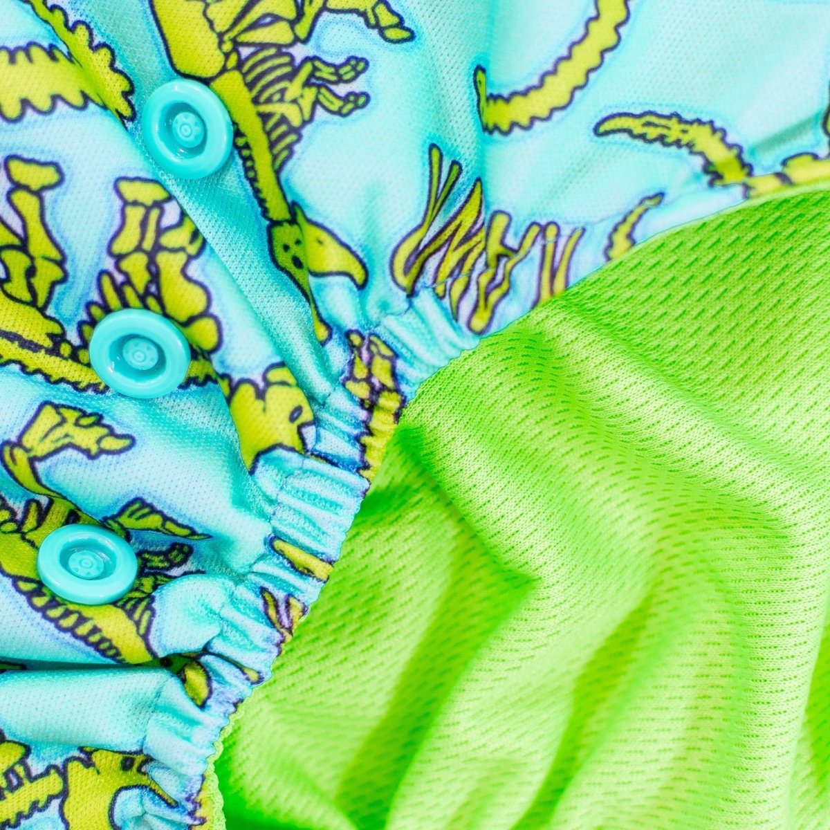 Texas Tushies Colored AWJ Slim Fit All In One Cloth Diaper for Babies 8 - 40lbs - 