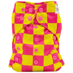 Texas Tushies Colored AWJ Slim Fit All In One Cloth Diaper for Babies 8 - 40lbs - 