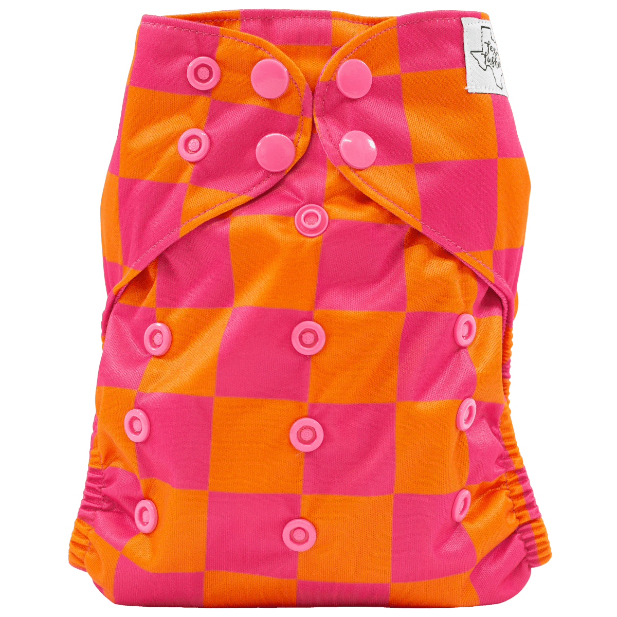 Texas Tushies Colored AWJ Slim Fit All In One Cloth Diaper for Babies 8 - 40lbs - 