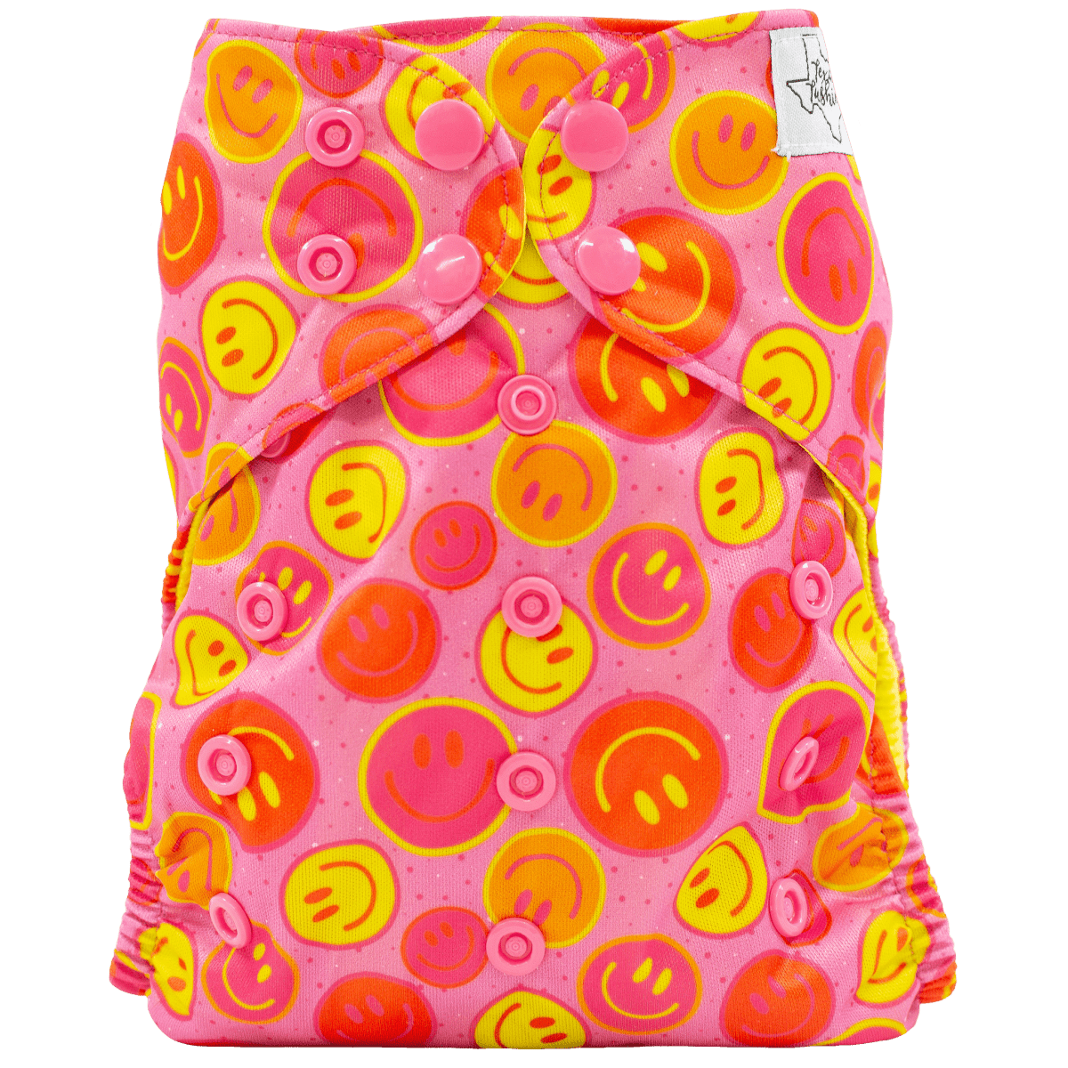 Texas Tushies Colored AWJ Slim Fit Pocket Cloth Diaper for Babies 8 to 40 Pounds - 