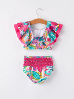 Rylee Faith Designs "Colorful Pattern" Girls' Boutique Swimsuit - 