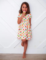 Bestaroo Colorful Popsicle Print Toddler Dress for Summer Beach Days - 