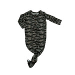 Harp Angel Boutique Comfortable Bamboo Baby Gown with Camo Design for Newborns - 