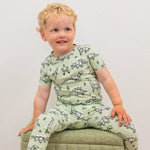Sweet Bamboo Comfortable Short Sleeve Pajama Set for Big Kids All Year Sleepwear - 