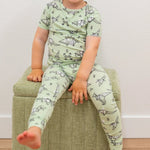 Sweet Bamboo Comfortable Short Sleeve Pajama Set for Big Kids All Year Sleepwear - 