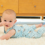 Sweet Bamboo Comfortable Summer Sleeveless Overall with Front Snap Closure for Kids - 