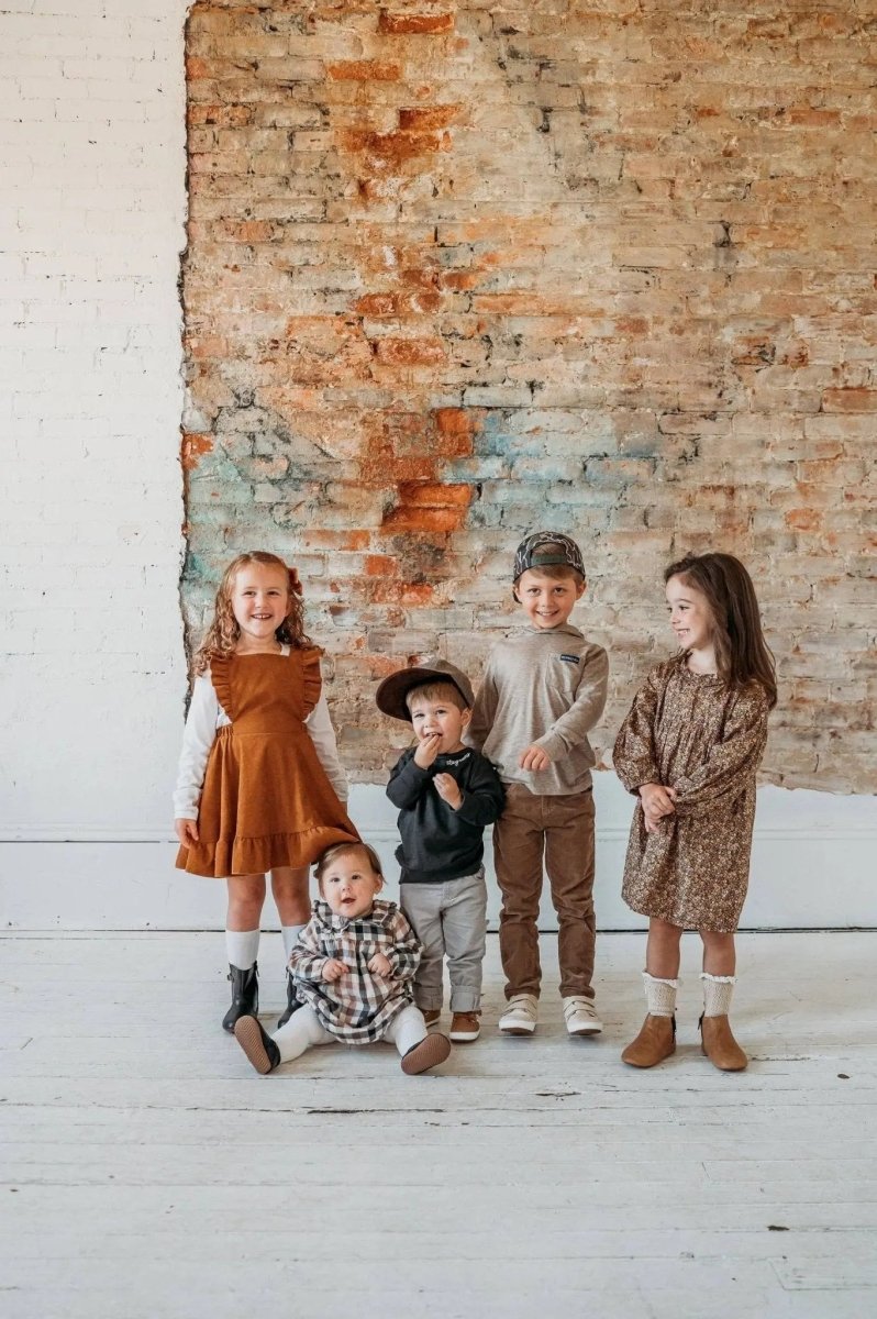 Little Love Bug Co. Comfortable The Chelsea Boots with Inner Zipper for Active Kids - 