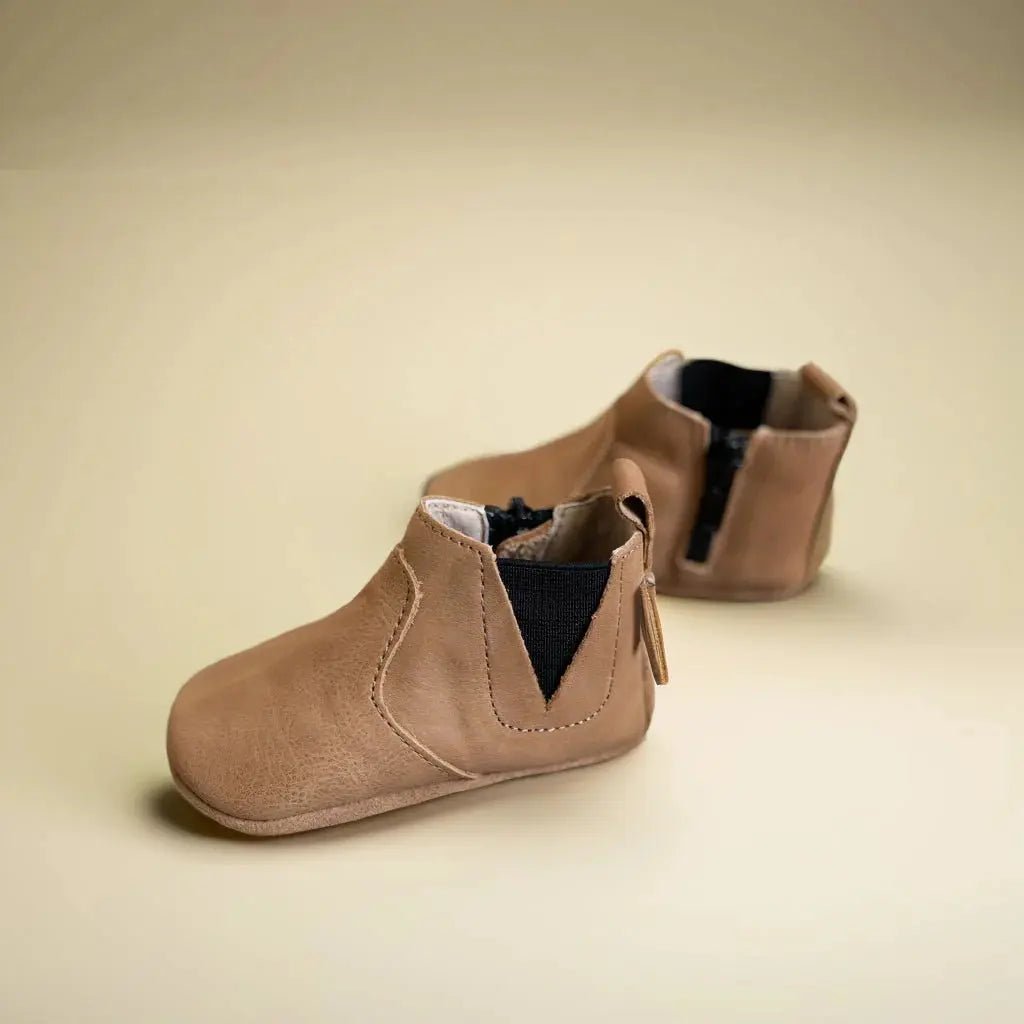 Little Love Bug Co. Comfortable The Chelsea Boots with Inner Zipper for Active Kids - 