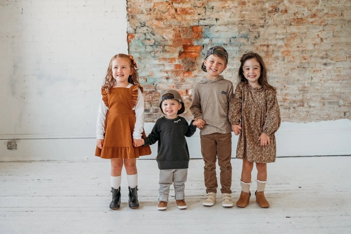 Little Love Bug Co. Comfortable The Chelsea Boots with Inner Zipper for Active Kids - 