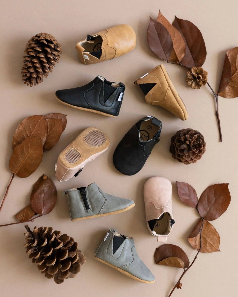 Little Love Bug Co. Comfortable The Chelsea Boots with Inner Zipper for Active Kids - 