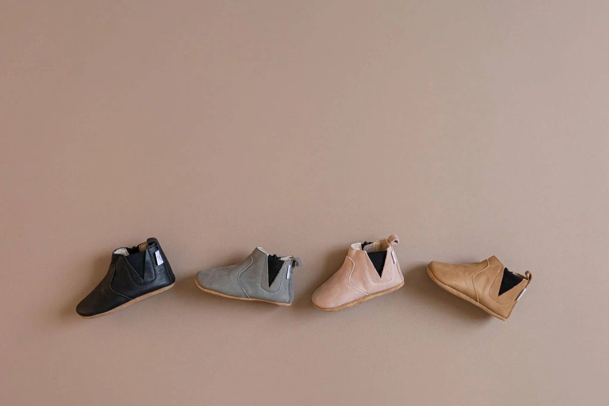 Little Love Bug Co. Comfortable The Chelsea Boots with Inner Zipper for Active Kids - 