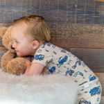 Sweet Bamboo Comfortable Trucks Diggers Construction Pajama Set for Boys Summer - 