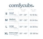 Comfy Cubs Comfy Cubs Grey Sleep Sacks For Newborns And Babies - 