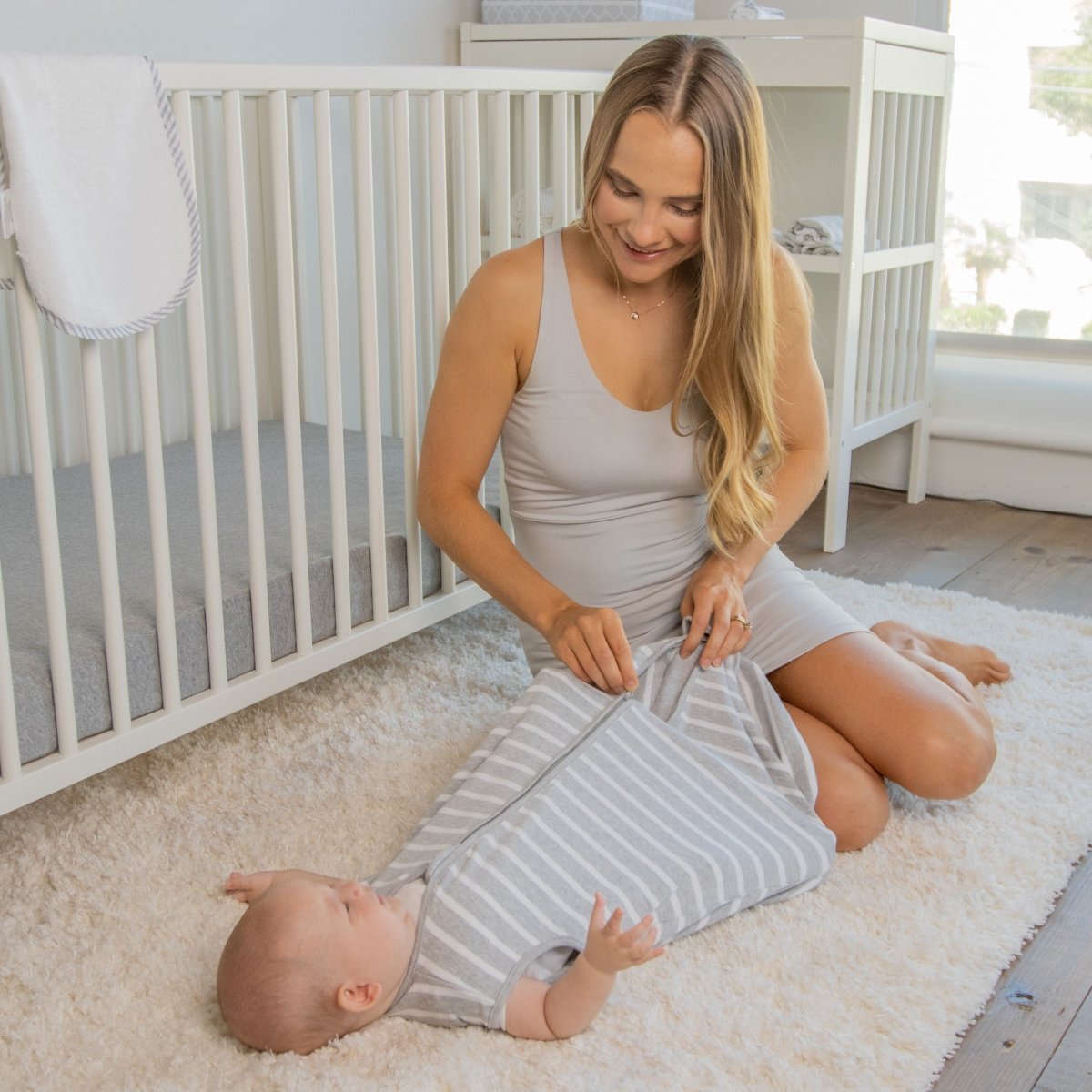 Comfy Cubs Comfy Cubs Grey Sleep Sacks For Newborns And Babies - 