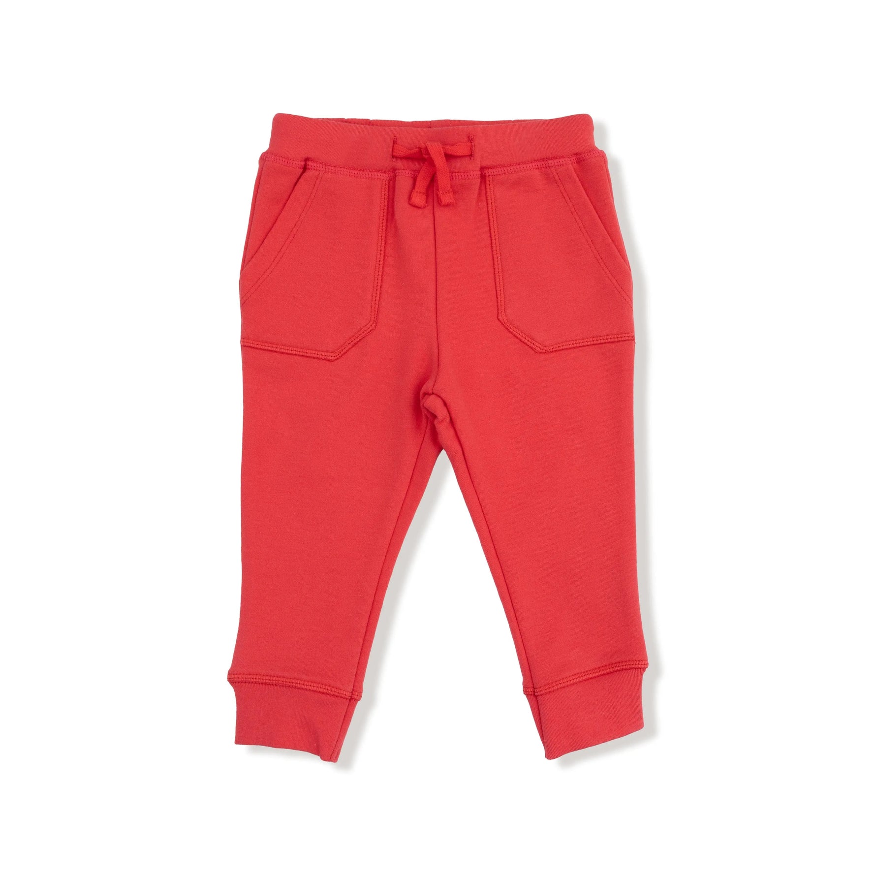 Angel Dear Comfy French Terry Jogger Pant for Kids with Drawstring Waist - 