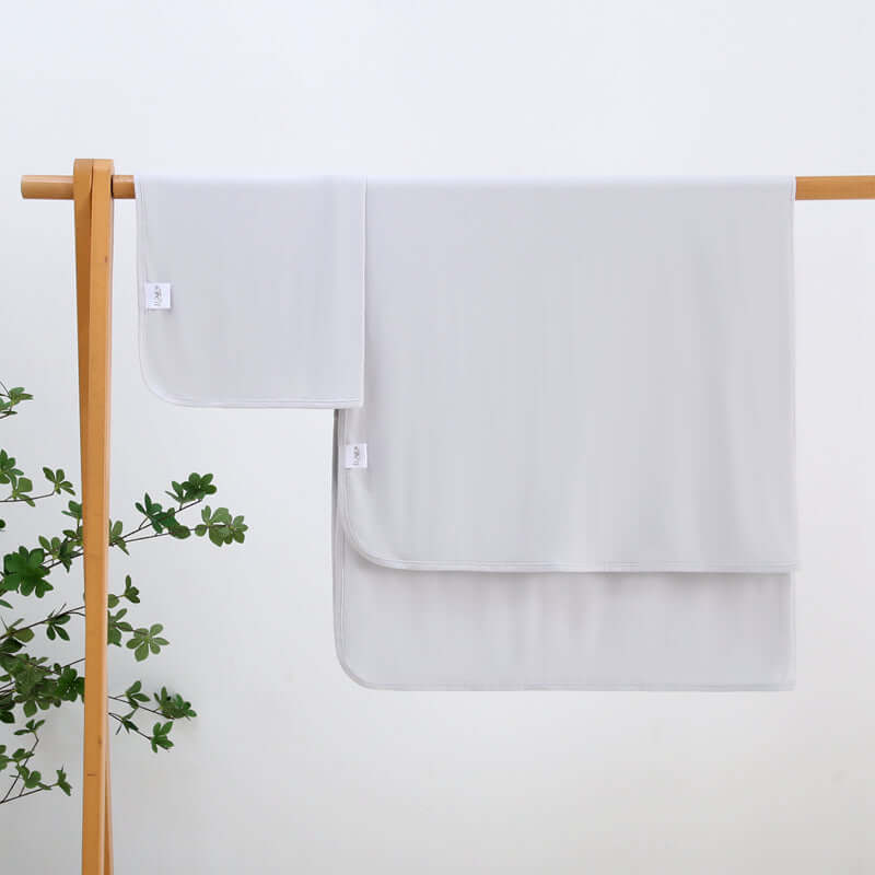 Luxie Charm Comfy Gray Bamboo Swaddle Blanket - Everetts Place Boutique - 