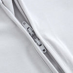 Luxie Charm Comfy Gray Zippered Baby Romper - Everetts Place Boutique - 