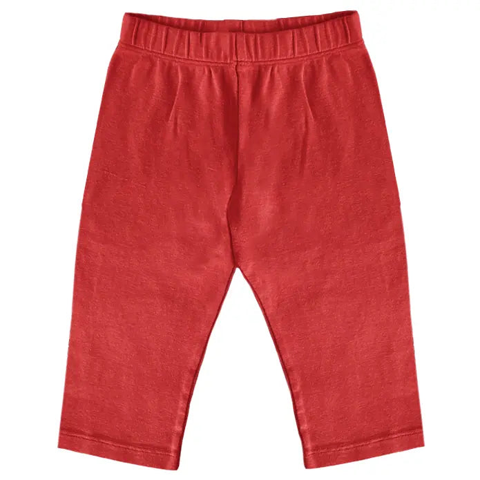 comfy pant | cherry red - Red, Pink, Denim, Active Pants, Pocket | Everetts Place