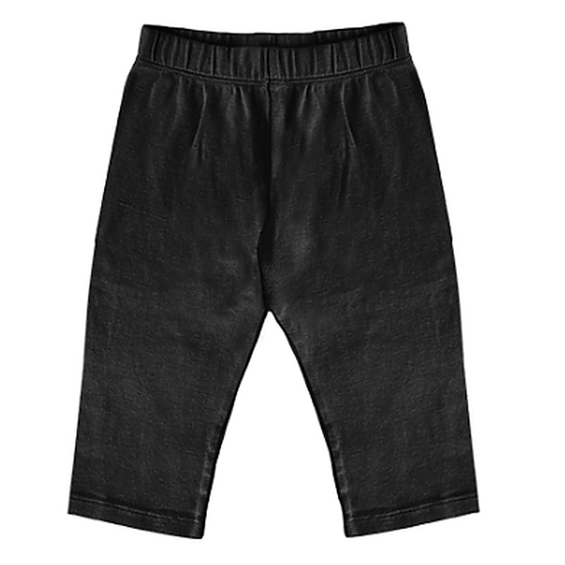 Baby comfy pants in deep night navy with an elastic waistband.