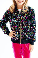 Mila & Rose ® Confetti Velvet Sequin Jacket - 
