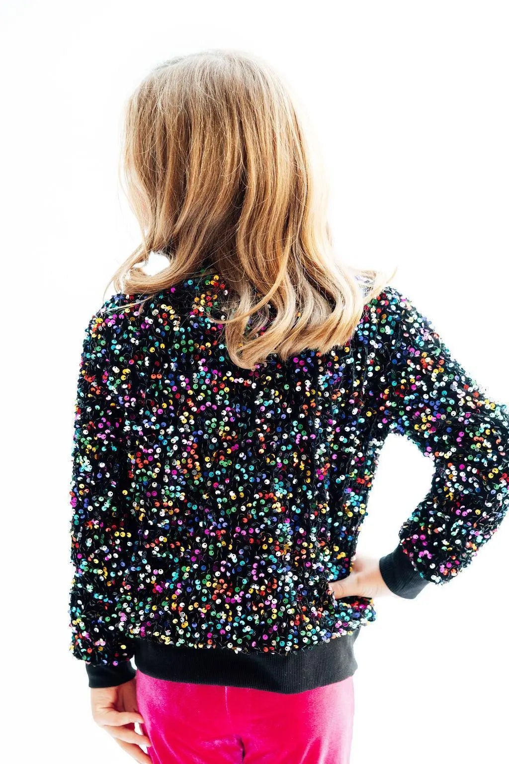 Mila & Rose ® Confetti Velvet Sequin Jacket - 