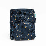 Kinder Cloth Diaper Co. Space and Sky: Essentials Pocket Cloth Diaper with Athletic Wicking Jersey, Grows with your Baby