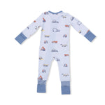 Angel Dear Construction Vehicles - Convertible Romper & Bandana Bib Set - 