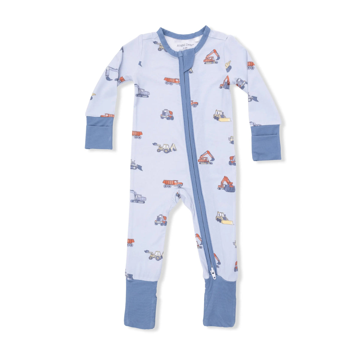 Angel Dear Construction Vehicles - Convertible Romper & Bandana Bib Set - 