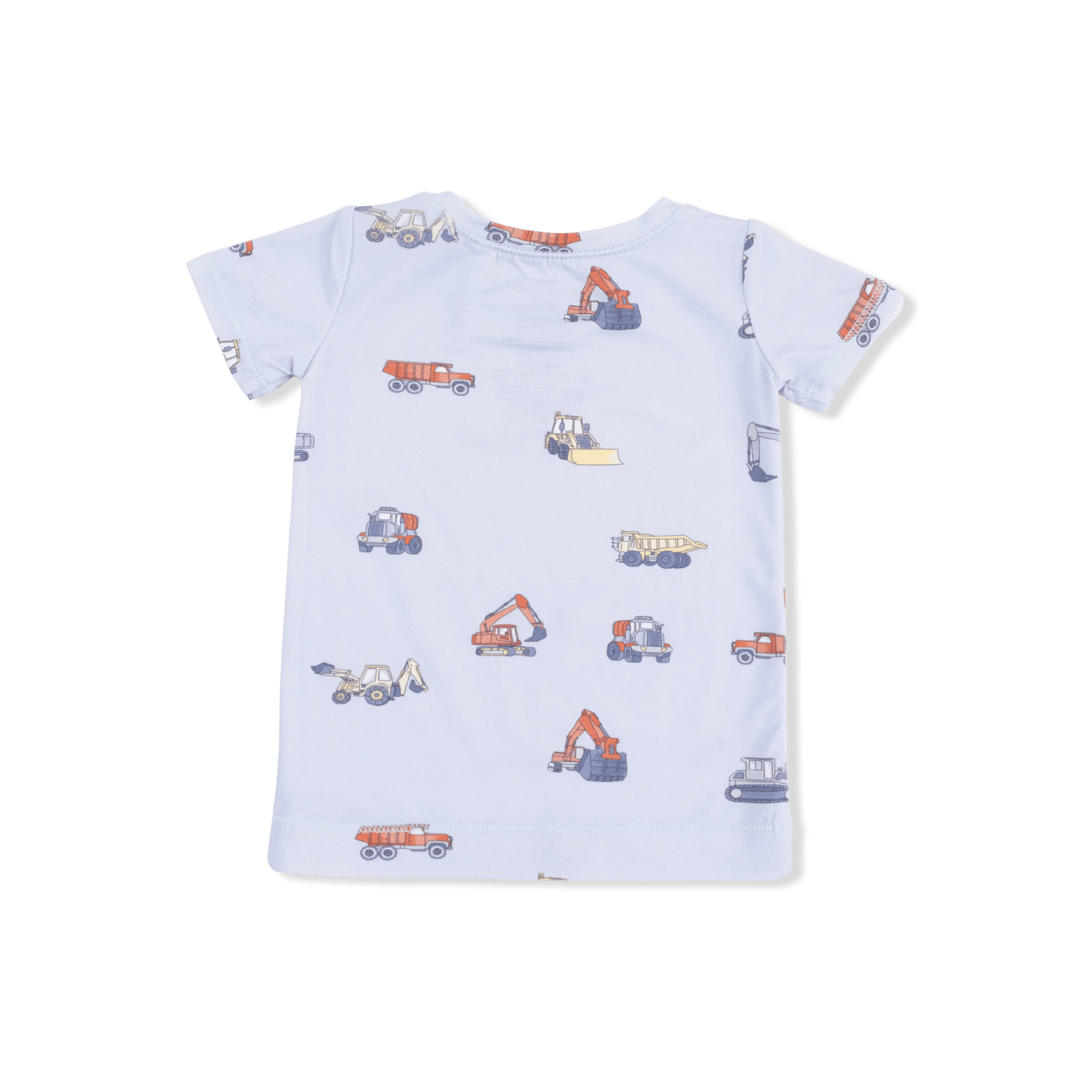 Angel Dear Construction Vehicles - Short Sleeve Loungewear Set - 