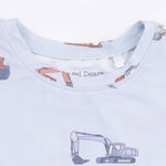 Angel Dear Construction Vehicles - Short Sleeve Loungewear SetEveretts Place