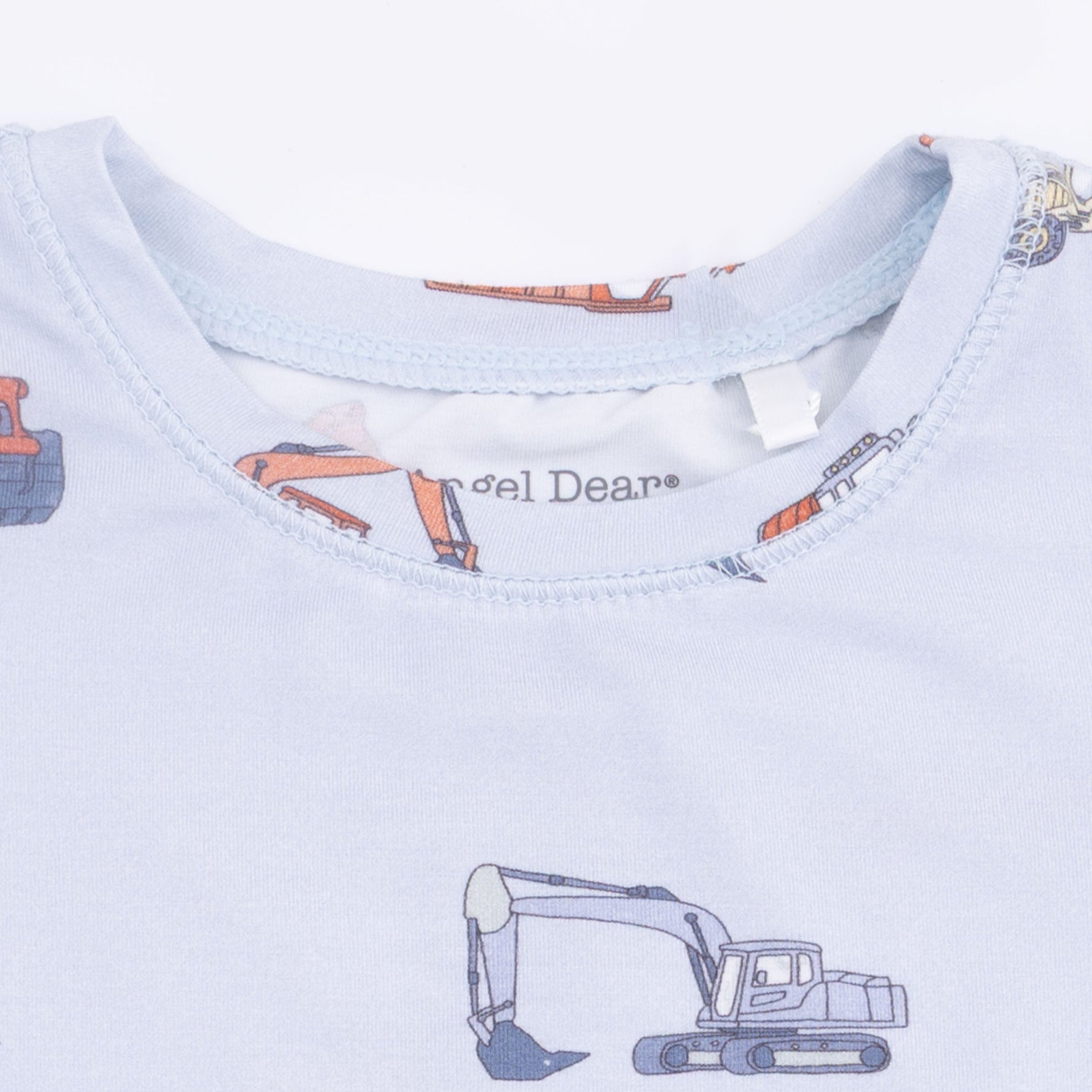 Angel Dear Construction Vehicles - Short Sleeve Loungewear SetEveretts Place