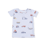 Angel Dear Construction Vehicles - Short Sleeve Loungewear Set - 