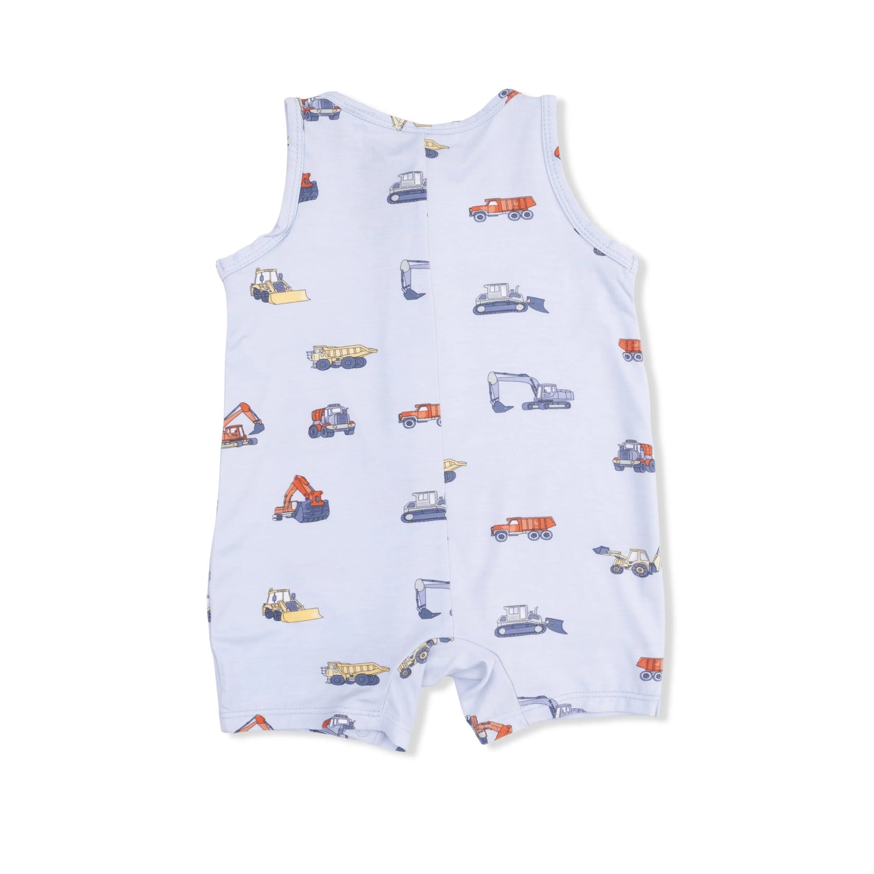 Angel Dear Construction Vehicles - Sleeveless Shortie Romper - 