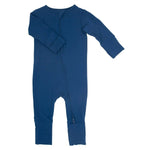 Sweet Bamboo Convertible Baby Romper with Two Way Zip for Easy Changing and Comfort - 