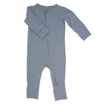 Sweet Bamboo Convertible Romper for Babies with 2 Way Zip and Fold Over Legs - 