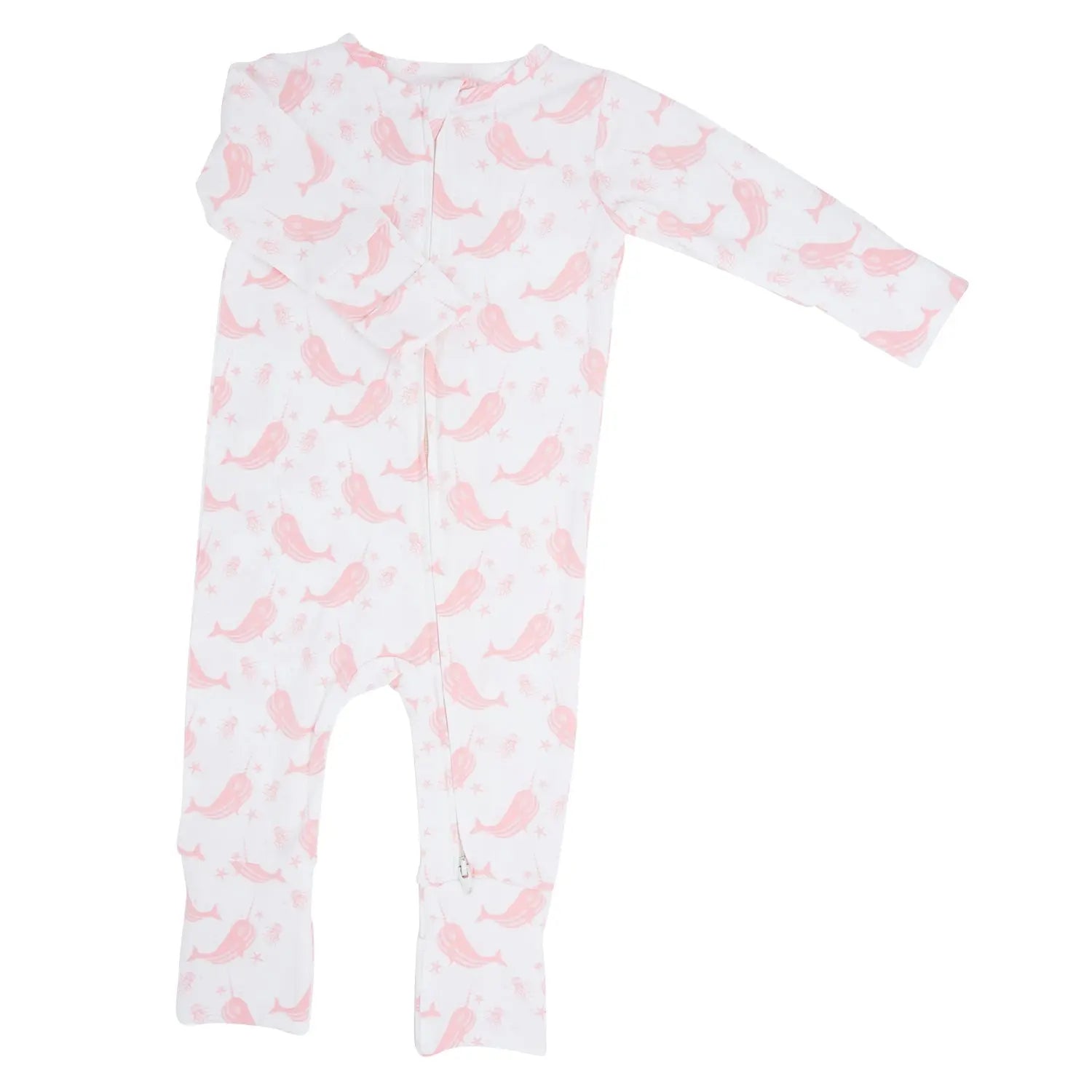 Sweet Bamboo Convertible Baby Romper with Two Way Zipper for Easy Diaper Change - Rompers
