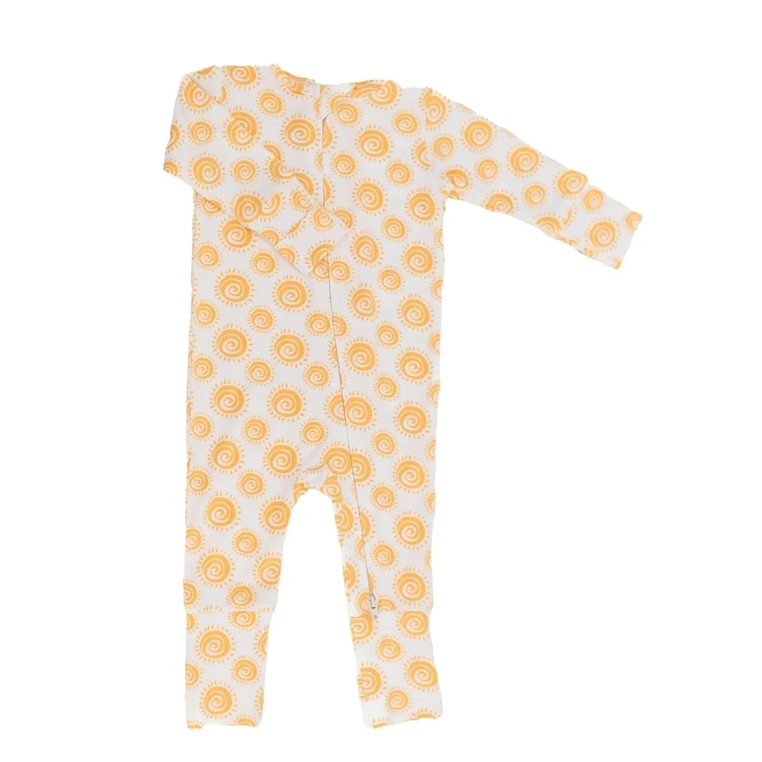 Convertible Baby Romper with Two Way Zip and Fold Over Legs for Easy Changing Sweet Bamboo
