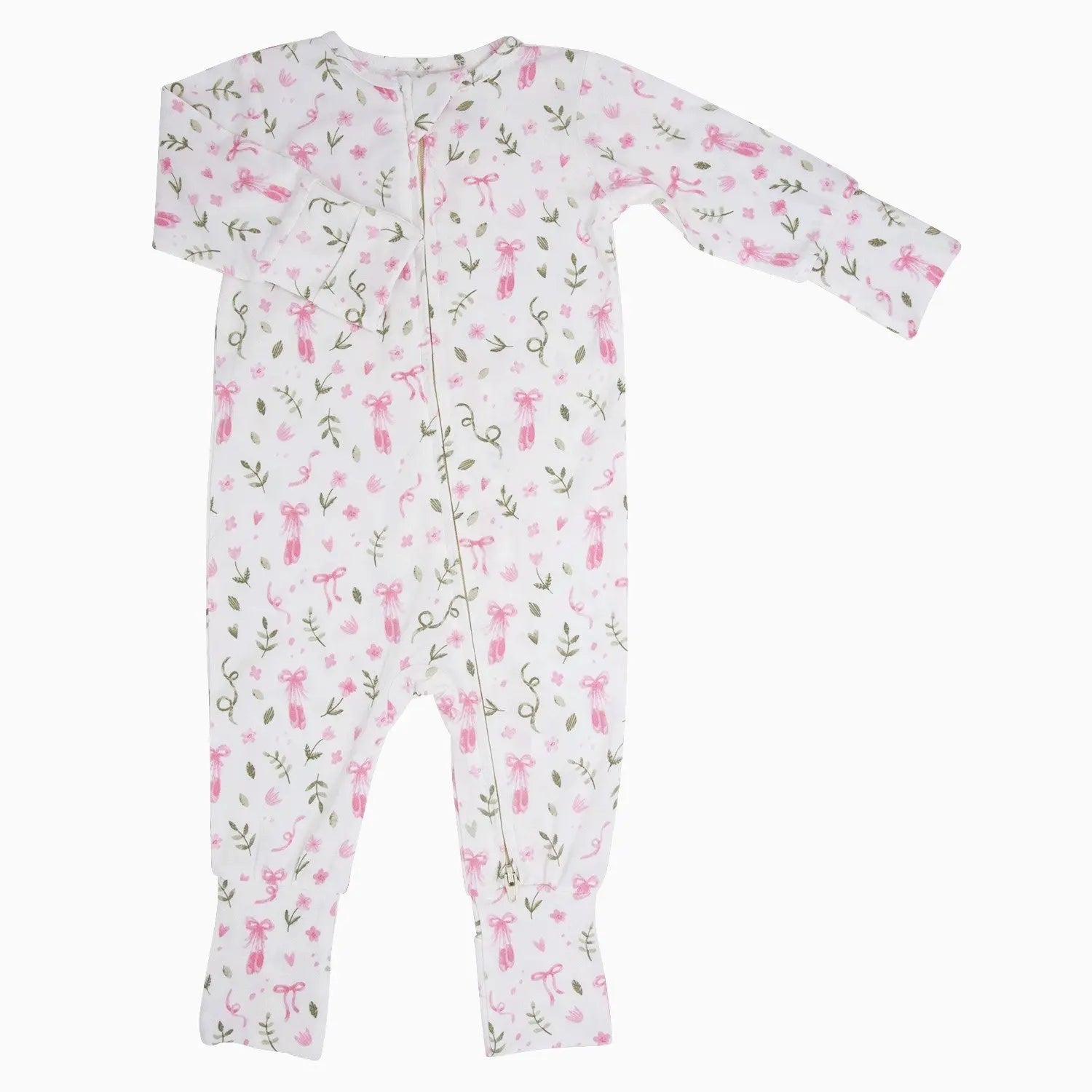 Sweet Bamboo Convertible Baby Romper with Two Way Zip for Easy Changing and Comfort - Apparel & Accessories > Clothing > Baby & Toddler Clothing > Baby & Toddler Sleepwear Rompers