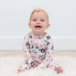 Sweet Bamboo Tractors And Cows Convertible Romper with Two Way Zip for Active Babies - Apparel & Accessories > Clothing > Baby & Toddler Clothing > Baby & Toddler Sleepwear Rompers