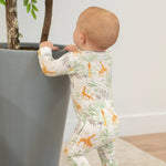 Sweet Bamboo Luxury Baby Romper with Two Way Zip and Fold Over Cuffs for Infants - Apparel & Accessories > Clothing > Baby & Toddler Clothing > Baby & Toddler Sleepwear Rompers