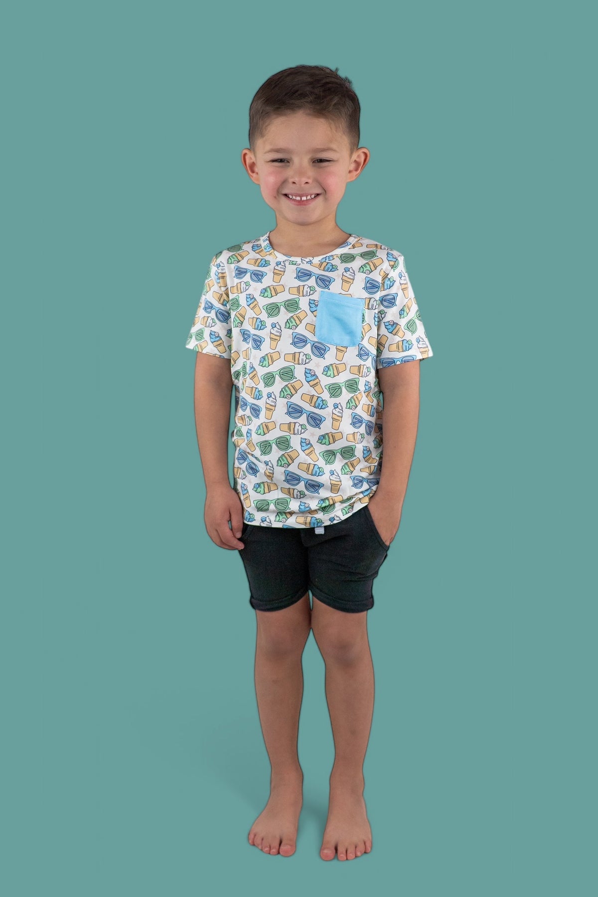 DREAM BIG LITTLE CO COOL SUMMER DREAM POCKET TEEEveretts Place