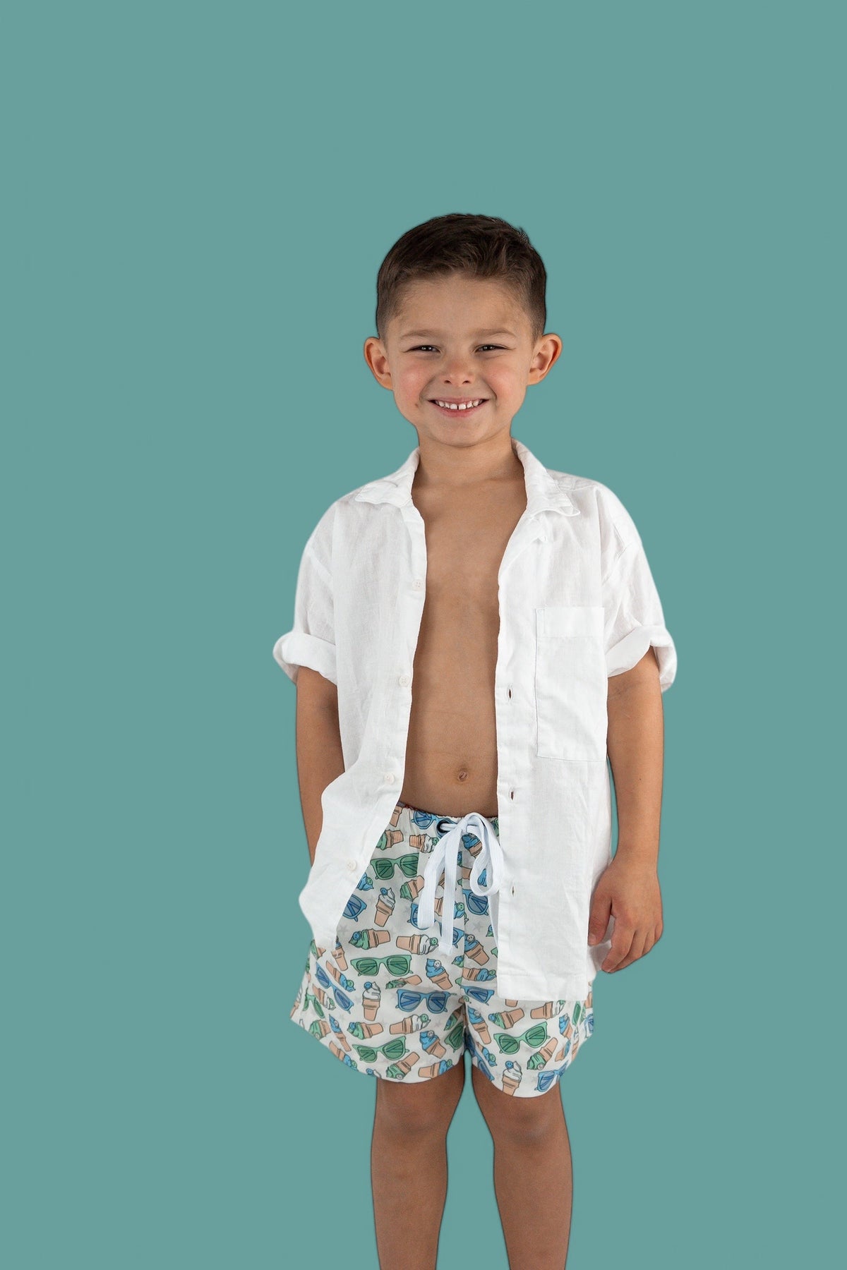 DREAM BIG LITTLE CO COOL SUMMER DREAM SWIM TRUNKSEveretts Place