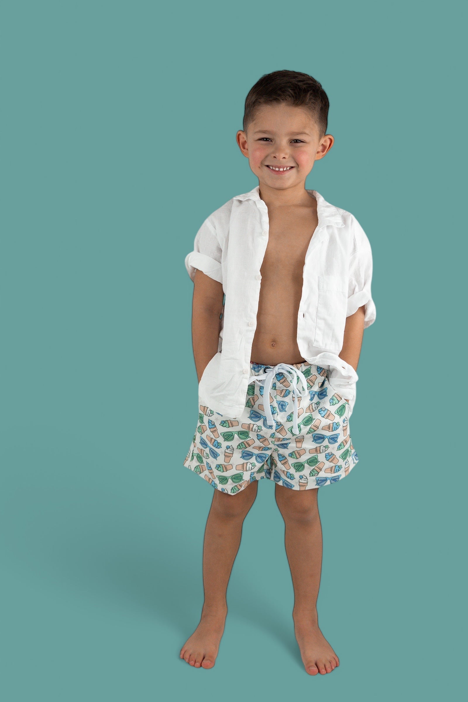 DREAM BIG LITTLE CO COOL SUMMER DREAM SWIM TRUNKSEveretts Place
