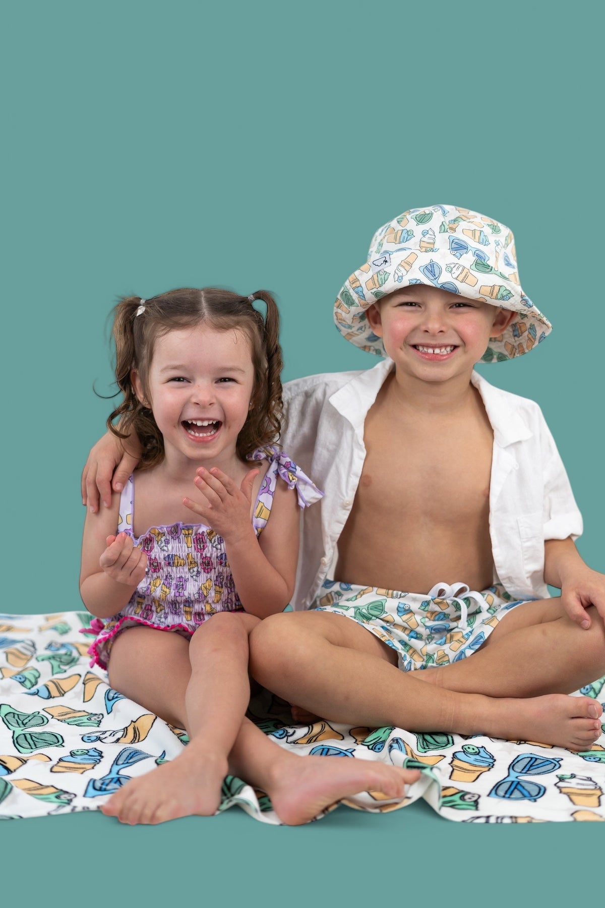 DREAM BIG LITTLE CO COOL SUMMER DREAM SWIM TRUNKSEveretts Place