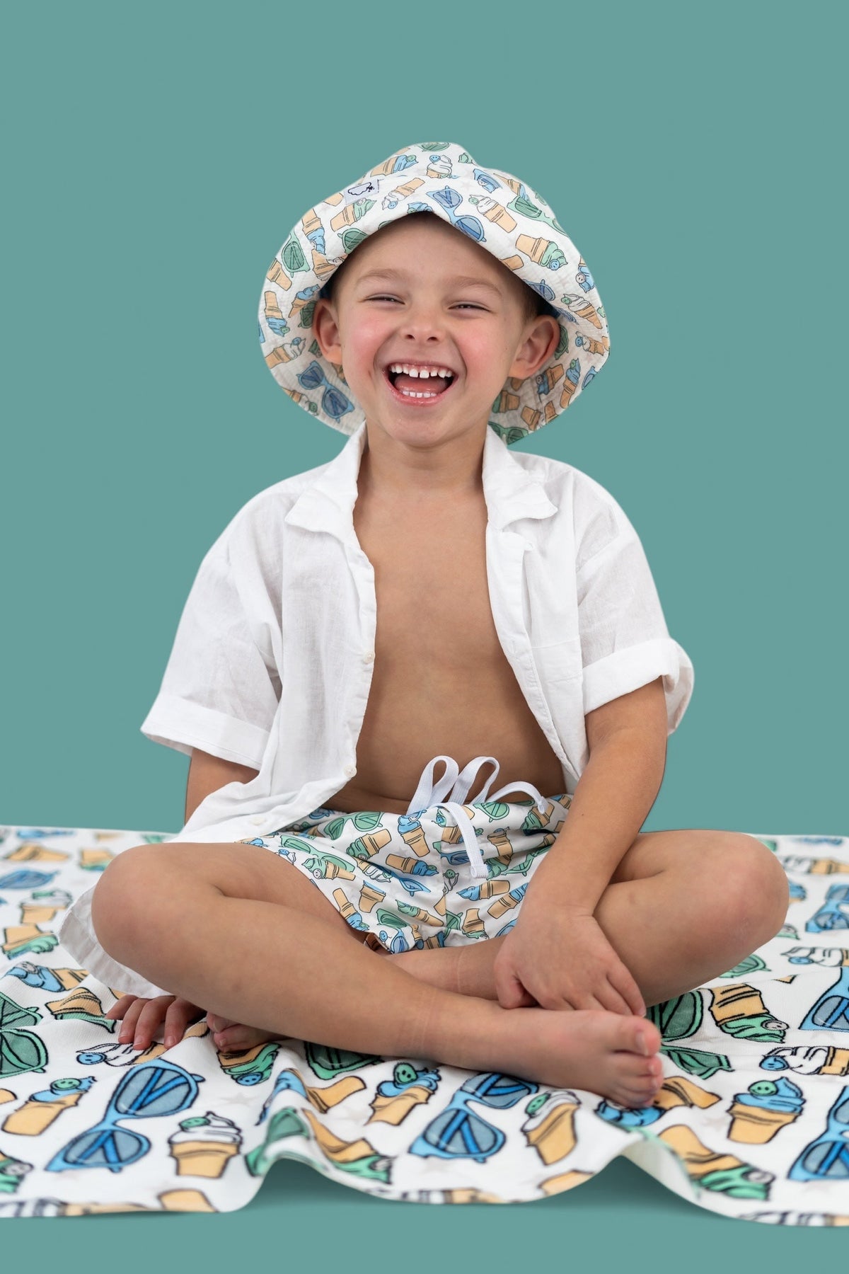 DREAM BIG LITTLE CO COOL SUMMER DREAM SWIM TRUNKSEveretts Place