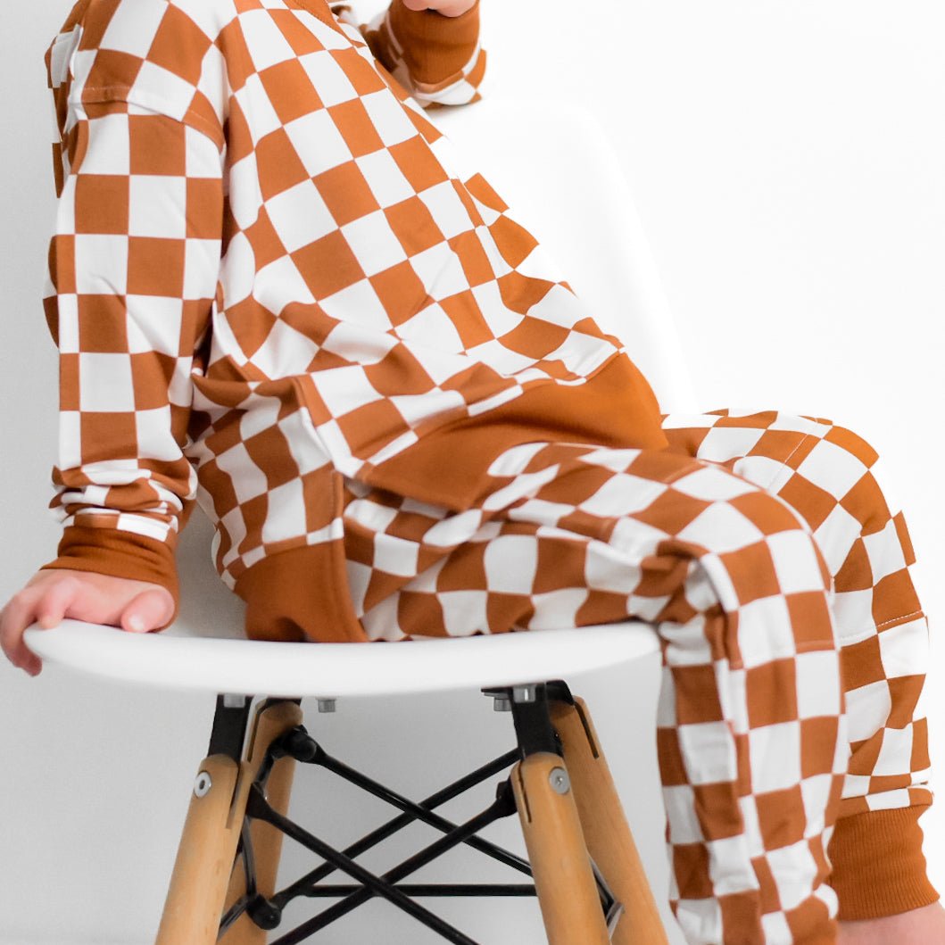 DREAM BIG LITTLE CO COPPER CHECKERS DREAM JOGGEREveretts Place