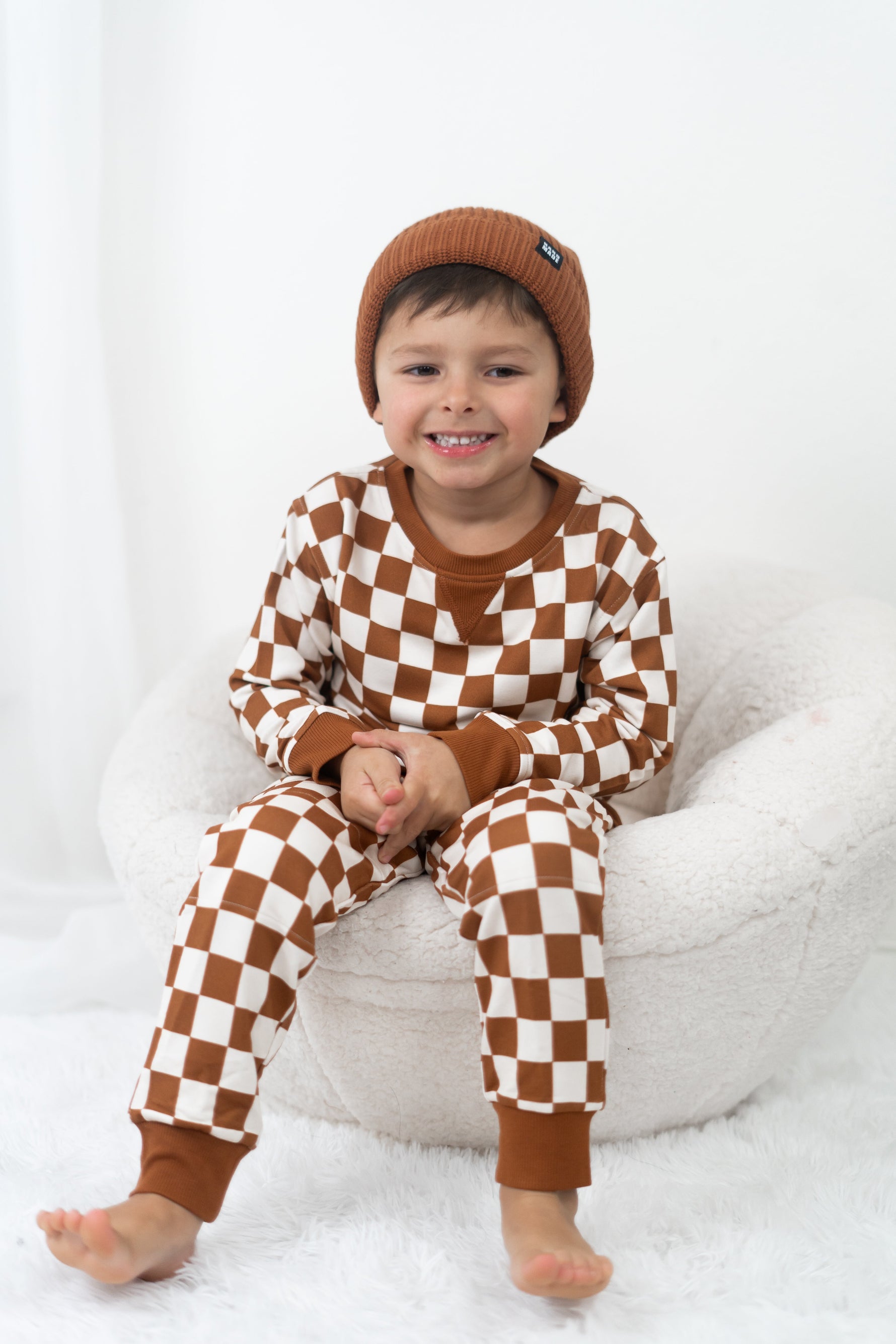 DREAM BIG LITTLE CO COPPER CHECKERS DREAM JOGGEREveretts Place