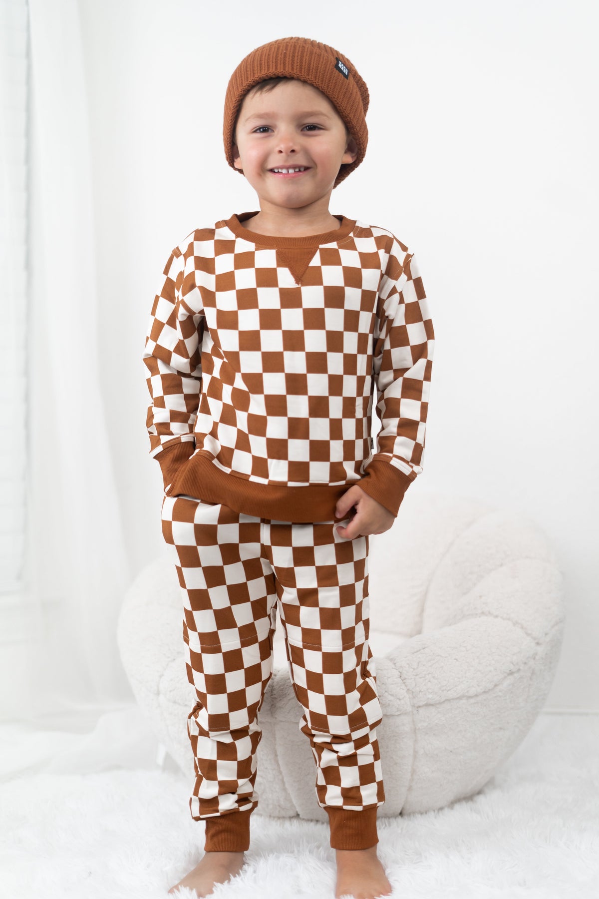 DREAM BIG LITTLE CO COPPER CHECKERS DREAM PULLOVEREveretts Place