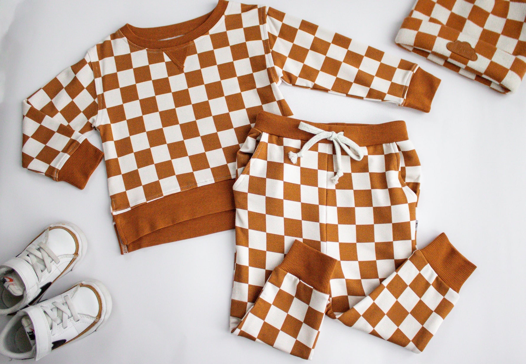 DREAM BIG LITTLE CO COPPER CHECKERS DREAM PULLOVEREveretts Place